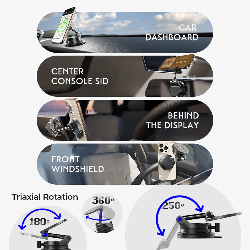 MagGrip Suction Car Phone Mount Pro