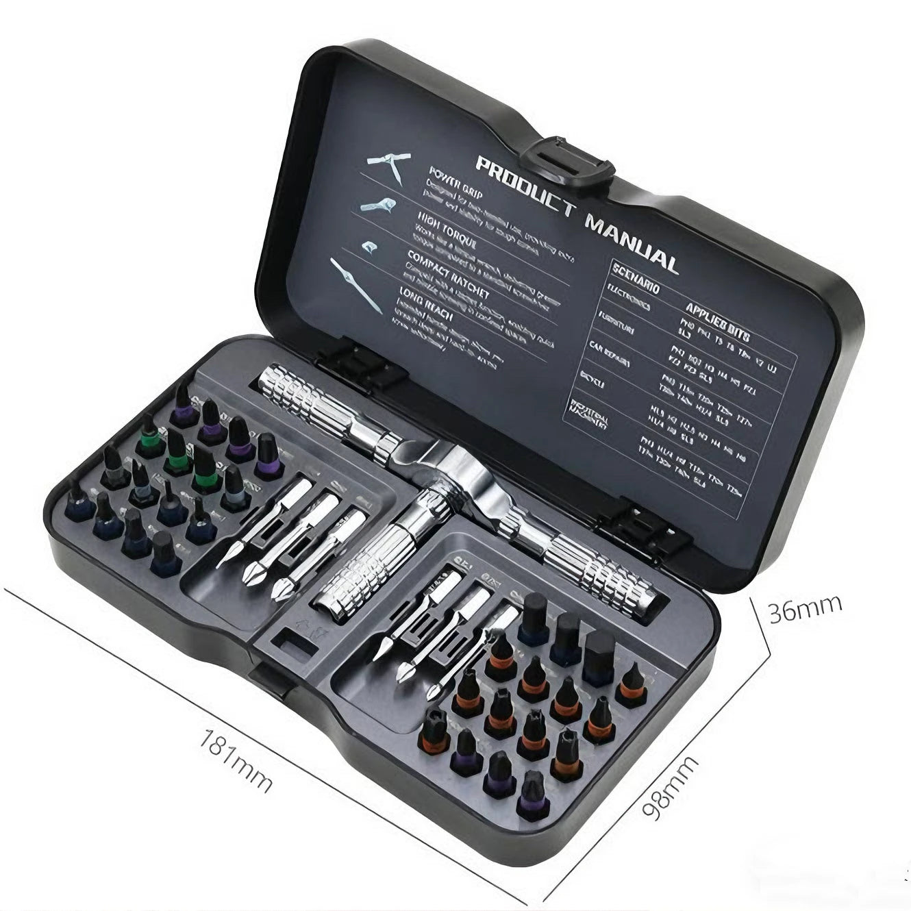 MagGrip Pro Ratchet Screwdriver Set