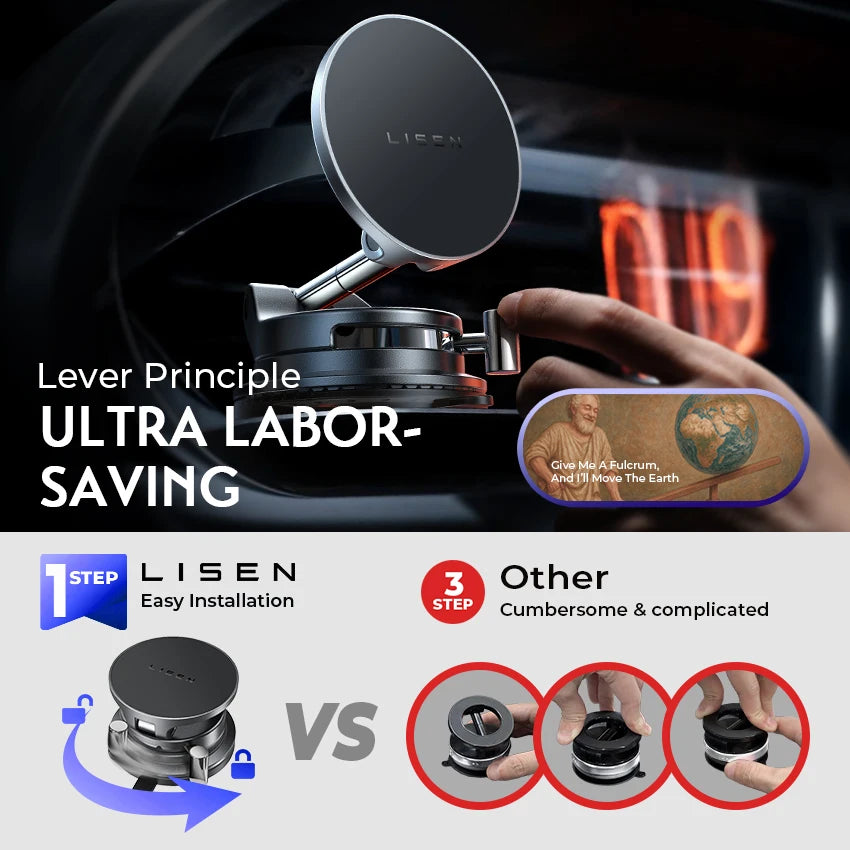 MagGrip Suction Car Phone Mount Pro