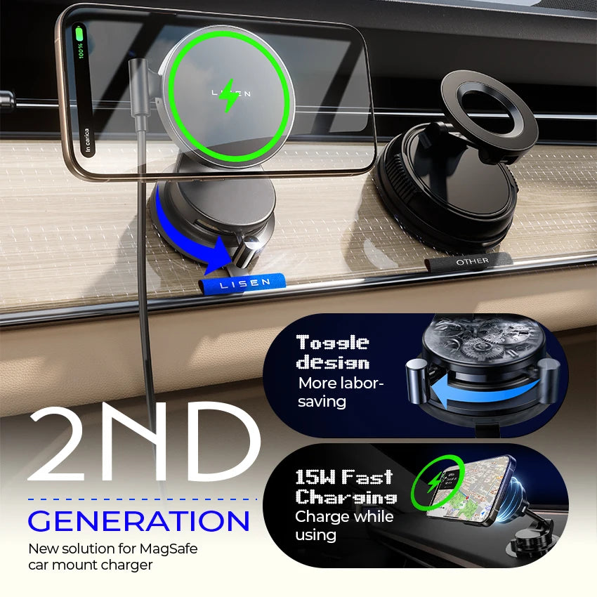 MagGrip Suction Car Phone Mount Pro